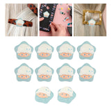 Maxbell Crafts Cartoon Stars Dollhouse Decor Fairy Garden Party Favors Glow at Night Blue