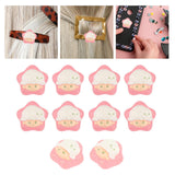 Maxbell Crafts Cartoon Stars Dollhouse Decor Fairy Garden Party Favors Glow at Night Pink