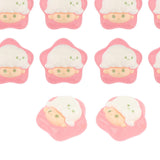 Maxbell Crafts Cartoon Stars Dollhouse Decor Fairy Garden Party Favors Glow at Night Pink