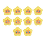 Maxbell 10x Resin Handicraft Star Glow at Night Collectable DIY Crafts Mini Figurine Yellow