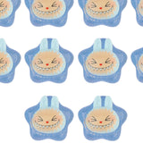 Maxbell 10x Resin Handicraft Star Glow at Night Collectable DIY Crafts Mini Figurine Blue
