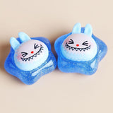 Maxbell 10x Resin Handicraft Star Glow at Night Collectable DIY Crafts Mini Figurine Blue