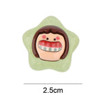 Maxbell 10x Resin Handicraft Star Glow at Night Collectable DIY Crafts Mini Figurine Green