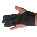 Maxbell Sports Glove Three Finger Guard Adults Lightweight Equipment Protective Gear L