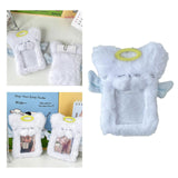 Maxbell Plush Photocard Holder Keychain for Driver Licenses Baseball Cards Bus Cards