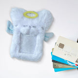 Maxbell Plush Photocard Holder Keychain for Driver Licenses Baseball Cards Bus Cards