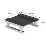 Maxbell RC Car Work Stand Multifunctional Model Repair Station for 1/28 Scale RC Car Silver