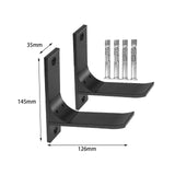 Maxbell RC Model Car Storage Rack for 1/18 1/16 1/10 1/8 1/5 Vehicles Aircraft Model Black