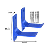Maxbell RC Model Car Storage Rack for 1/18 1/16 1/10 1/8 1/5 Vehicles Aircraft Model Blue