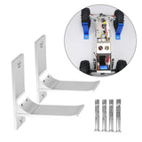 Maxbell RC Model Car Storage Rack for 1/18 1/16 1/10 1/8 1/5 Vehicles Aircraft Model Silver