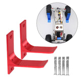 Maxbell RC Model Car Storage Rack for 1/18 1/16 1/10 1/8 1/5 Vehicles Aircraft Model Red