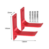 Maxbell RC Model Car Storage Rack for 1/18 1/16 1/10 1/8 1/5 Vehicles Aircraft Model Red