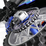 Maxbell 1/4 RC Motorcycle Chain Attachment Parts Sturdy 36T Rear Gear for Motorcycle purple