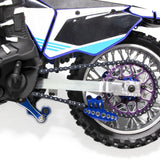 Maxbell 1/4 RC Motorcycle Chain Attachment Parts Sturdy 36T Rear Gear for Motorcycle purple