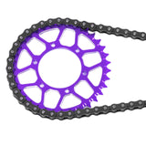 Maxbell 1/4 RC Motorcycle Chain Attachment Parts Sturdy 36T Rear Gear for Motorcycle purple