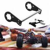 Maxbell Aluminum Shock Damper Mount Metal Rear Damper Plate Set for CW-01 Car Trucks