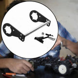 Maxbell Aluminum Shock Damper Mount Metal Rear Damper Plate Set for CW-01 Car Trucks