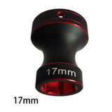 Maxbell 17mm Hex Adapter Wheel Wrench Wheel Nuts Wrench for Car Vehicles Accessories Red