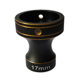 Maxbell 17mm Hex Adapter Wheel Wrench Wheel Nuts Wrench for Car Vehicles Accessories Argent