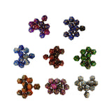 Maxbell 10Pcs Polyhedral Dices D20 Gaming Dices for KTV Role Playing Game Board Game Blue purple