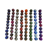 Maxbell 10Pcs Polyhedral Dices D20 Gaming Dices for KTV Role Playing Game Board Game Blue