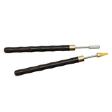 Maxbell Edge Dye Pen Professional Portable DIY Leather Edge Pen Painting Accessories Black Silver