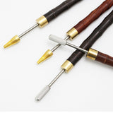 Maxbell Edge Dye Pen Professional Portable DIY Leather Edge Pen Painting Accessories Black Silver