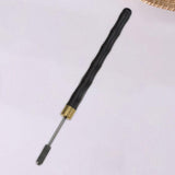 Maxbell Edge Dye Pen Professional Portable DIY Leather Edge Pen Painting Accessories Black Silver