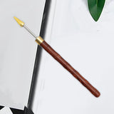 Maxbell Edge Dye Pen Professional Portable DIY Leather Edge Pen Painting Accessories Red Gold