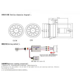 Maxbell 12 Blade Fan Propeller Tube RC Plane Part for Remote Control Model Aircraft 4300KV