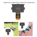 Maxbell 12 Blade Fan Propeller Tube RC Plane Part for Remote Control Model Aircraft 4300KV