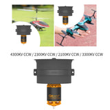 Maxbell 12 Blade Fan Propeller Tube RC Plane Part for Remote Control Model Aircraft 4300KV