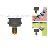 Maxbell 12 Blade Fan Propeller Tube RC Plane Part for Remote Control Model Aircraft 4300KV