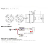 Maxbell 12 Blade Fan Propeller Tube RC Plane Part for Remote Control Model Aircraft 2300KV