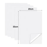 Maxbell 5Pcs Water Soluble Embroidery Stabilizer Blank Printable for Cushions Sewing