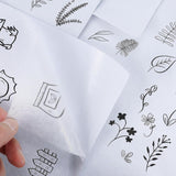 Maxbell 5Pcs Water Soluble Embroidery Stabilizer Blank Printable for Cushions Sewing