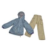 Maxbell 1/6 Figure Coat Pant Set Figure Costume for 12 inch Action Figures Accessory Green pant