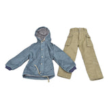 Maxbell 1/6 Figure Coat Pant Set Figure Costume for 12 inch Action Figures Accessory Green pant