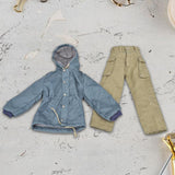 Maxbell 1/6 Figure Coat Pant Set Figure Costume for 12 inch Action Figures Accessory Green pant