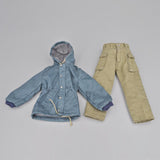 Maxbell 1/6 Figure Coat Pant Set Figure Costume for 12 inch Action Figures Accessory Green pant