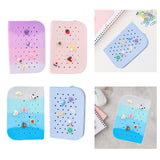Maxbell Hole Pen Bag Makeup Bag Creative Fidget Stationery Box College School Artist Gradient Purple