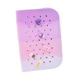 Maxbell Hole Pen Bag Makeup Bag Creative Fidget Stationery Box College School Artist Gradient Purple