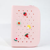 Maxbell Hole Pen Bag Makeup Bag Creative Fidget Stationery Box College School Artist Pink