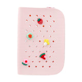 Maxbell Hole Pen Bag Makeup Bag Creative Fidget Stationery Box College School Artist Pink