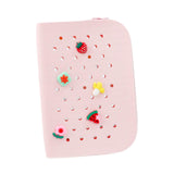 Maxbell Hole Pen Bag Makeup Bag Creative Fidget Stationery Box College School Artist Pink