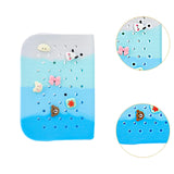 Maxbell Hole Pen Bag Makeup Bag Creative Fidget Stationery Box College School Artist Gradient Blue