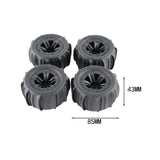 Maxbell 4x 1/14 RC Car Tires Universal Modification Parts for 124008 144001 DIY Accs