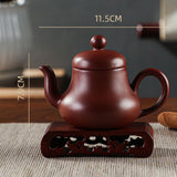 Maxbell Purple Clay Teapot Handmade Kung Fu Teaware for Kitchen Household Restaurant Style A