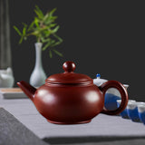 Maxbell Purple Clay Teapot Handmade Kung Fu Teaware for Kitchen Household Restaurant Style A