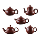 Maxbell Purple Clay Teapot Handmade Kung Fu Teaware for Kitchen Household Restaurant Style A